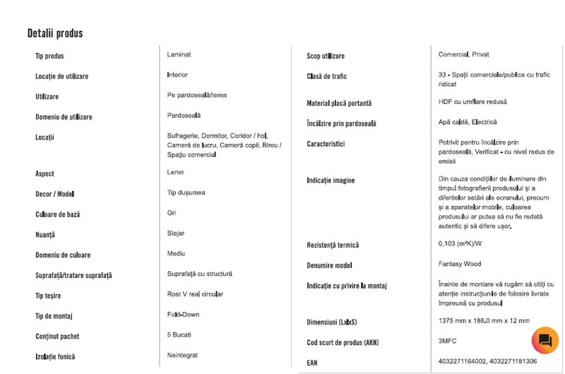 Parchet laminat Kronotex Robusto 30% reducere