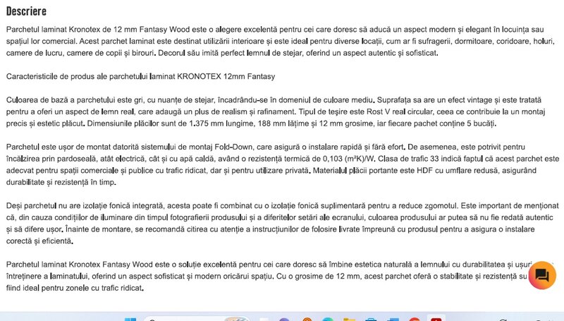 Parchet laminat Kronotex Robusto 30% reducere